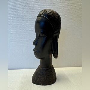 Handcrafted Wooden African Bust (male)